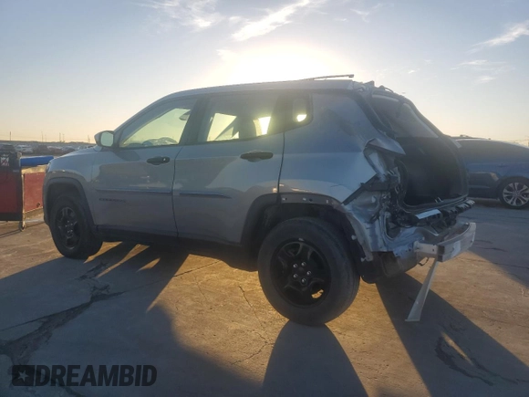 2021 Jeep Compass Sport с VIN 3C4NJCABXMT560301, выставлен на аукционе Copart как лот 86573524 с пробегом 14 872 миль миль и Списание • Salvage title. История ставок и продаж доступна на DreamBid. Изображение 2.