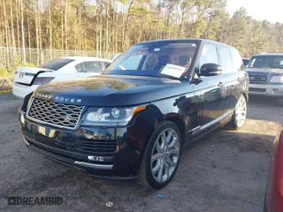 2017 Land Rover Range Rover with VIN SALGS2FE9HA362205, listed as a IAAI auction lot 41494558 with 75,291 mi miles. Bid and sale history available at carsss.com. Image 2.