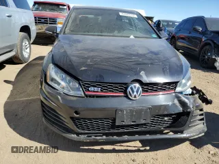 2015 Volkswagen Golf GTI SE with VIN 3VW4T7AU4FM065603, listed as a Copart auction lot 72845514 with 75,922 mi miles and Salvage Title. Bid and sale history available at carsss.com. Image 5.