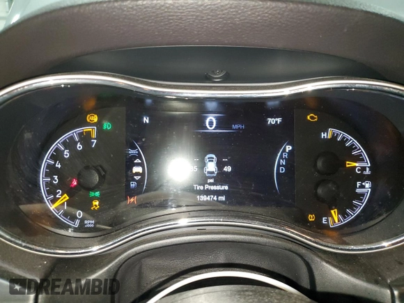 2019 Jeep Grand Cherokee Upland with VIN 1C4RJFAG1KC693956, listed as a Copart auction lot 61672925 with 139,474 mi miles and Salvage title. Bid and sale history available at DreamBid. Image 9.