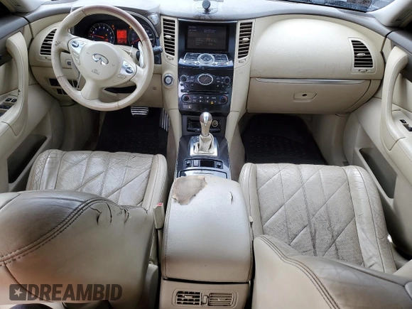 2009 Infiniti FX with VIN JNRAS18W99M152572, listed as a Copart auction lot 46334185 with 204,396 mi miles and Salvage title. Bid and sale history available at DreamBid. Image 8.