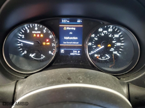 2020 Nissan Rogue SV with VIN KNMAT2MV3LP538894, listed as a Copart auction lot 43023435 with 66,374 mi miles and Salvage Title. Bid and sale history available at carsss.com. Image 9.