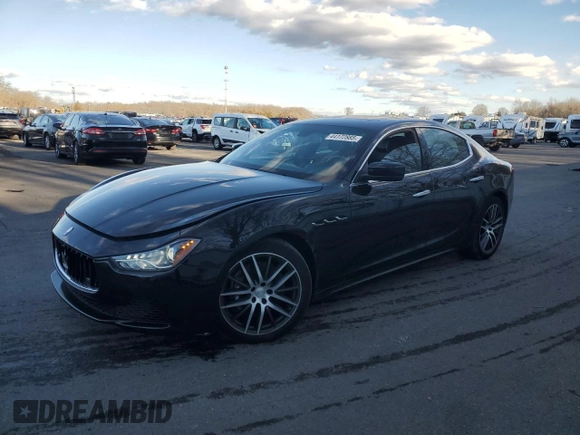 2016 Maserati Ghibli S Q4 z VIN ZAM57RTA4G1182621, wystawiony jako Copart lot #44172885 z przebiegiem 71 838 mil mil oraz Tytuł czysty. Historia ofert i sprzedaży dostępna na DreamBid. Obrazek 1.