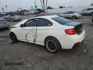 2018 BMW 2 Series M240i with VIN WBA2J5C5XJVC07087, listed as a Copart auction lot 83638694 with 90,539 mi miles and Salvage Title. Bid and sale history available at carsss.com. Image 2.