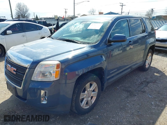 2012 GMC Terrain SLE-1 with VIN 2GKALMEK1C6201399, listed as a IAAI auction lot 41923221 with 146,535 mi miles and . Bid and sale history available at carsss.com. Image 2.