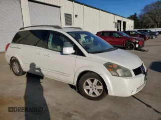 2005 Nissan Quest SE with VIN 5N1BV28U75N111275, listed as a Copart auction lot 88287365 with 0 mi miles and Salvage Title. Bid and sale history available at carsss.com. Image 4.