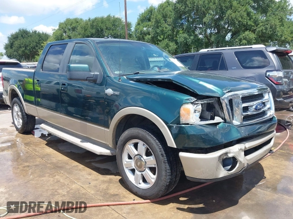 2007 Ford F-150 XLT с VIN 1FTPW14V97KA54596, выставлен на аукционе IAAI как лот 42429224 с пробегом 183 715 миль миль и . История ставок и продаж доступна на DreamBid. Изображение 1.