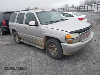 2005 GMC Yukon SLE with VIN 1GKEC13V25R125616, listed as a IAAI auction lot 41472406 with 1 mi miles. Bid and sale history available at carsss.com. Image 1.