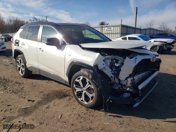 2022 Toyota RAV4 Prime XSE with VIN JTMEB3FV0ND110213, listed as a Copart auction lot 45535775 with NaN miles and Salvage Title. Bid and sale history available at carsss.com. Image 4.