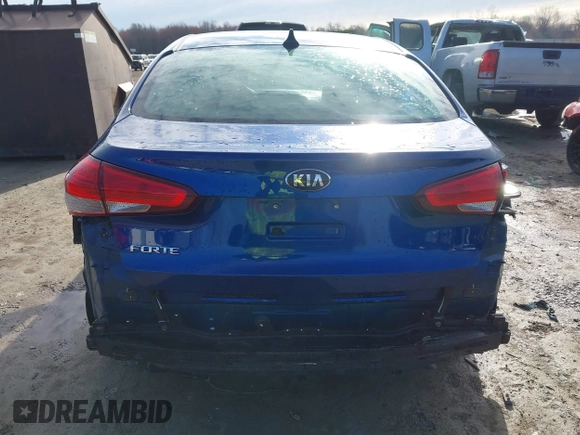 2018 Kia Forte LX with VIN 3KPFK4A76JE184604, listed as a IAAI auction lot 41965195 with 87,732 mi miles. Bid and sale history available at carsss.com. Image 17.