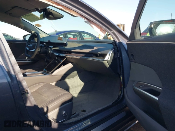 2025 Lucid Air Pure with VIN 50EA1PGA6SA002823, listed as a IAAI auction lot 41840873 with 756 mi miles. Bid and sale history available at carsss.com. Image 5.