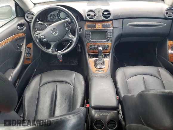 2006 Mercedes-Benz CLK 350 with VIN WDBTK56G66T060332, listed as a Copart auction lot 50425345 with 158,647 mi miles and Salvage title. Bid and sale history available at DreamBid. Image 8.