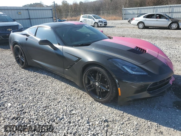 2019 Chevrolet Corvette 2LT with VIN 1G1YD2D71K5116381, listed as a Copart auction lot 82898874 with 72,045 mi miles and Salvage Title. Bid and sale history available at carsss.com. Image 4.