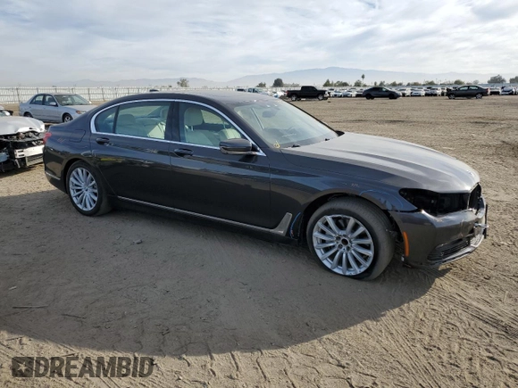 2018 BMW 7 Series 740i with VIN WBA7E2C50JG742052, listed as a Copart auction lot 72192053 with 31,946 mi miles and . Bid and sale history available at DreamBid. Image 4.
