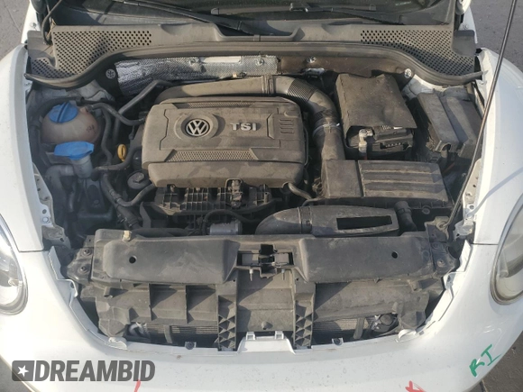 2016 Volkswagen Beetle S with VIN 3VW517AT2GM823862, listed as a Copart auction lot 48981785 with 47,114 mi miles and Salvage Title. Bid and sale history available at DreamBid. Image 11.