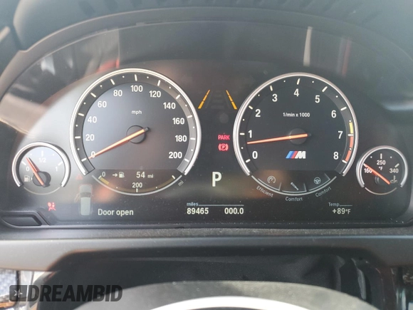 2016 BMW X5 M z VIN 5YMKT6C52G0R79404, wystawiony jako Copart lot #54587105 z przebiegiem 89 465 mil mil oraz Szkoda całkowita • Salvage title. Historia ofert i sprzedaży dostępna na DreamBid. Obrazek 9.
