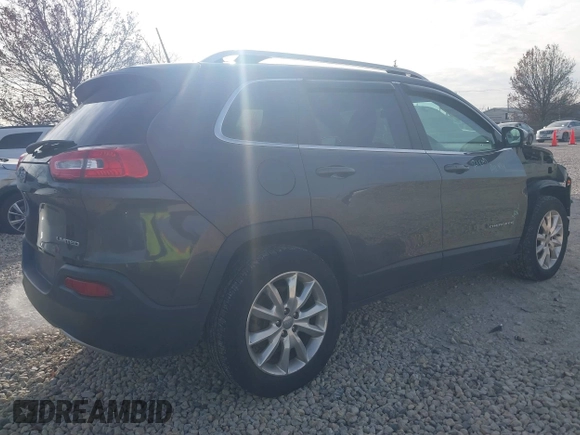 2017 Jeep Cherokee Limited with VIN 1C4PJMDBXHW582616, listed as a IAAI auction lot 41063889 with 125,839 mi miles and . Bid and sale history available at DreamBid. Image 4.