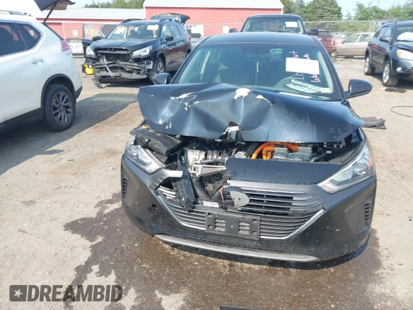 2019 Hyundai Ioniq Blue with VIN KMHC65LC5KU174538, listed as a IAAI auction lot 42379960 with 135,299 mi miles and . Bid and sale history available at DreamBid. Image 6.