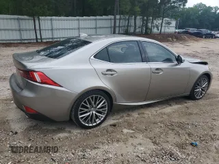 2014 Lexus IS 250 with VIN JTHBF1D25E5004997, listed as a Copart auction lot 57609535 with 100,597 mi miles and Salvage title. Bid and sale history available at DreamBid. Image 3.