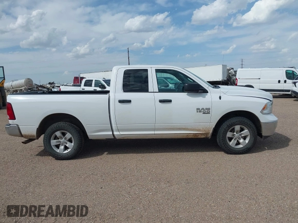 2019 Ram 1500 Tradesman z VIN 1C6RR7FG6KS590438, wystawiony jako IAAI lot #42086963 z przebiegiem 81 328 mil mil oraz . Historia ofert i sprzedaży dostępna na DreamBid. Obrazek 13.