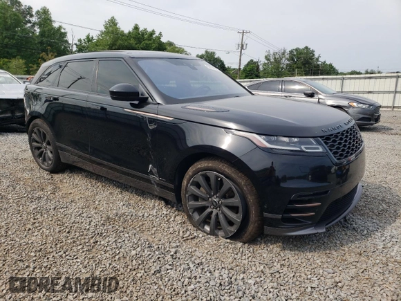 2018 Land Rover Range Rover Velar R-Dynamic SE z VIN SALYL2RV4JA718725, wystawiony jako Copart lot #59784795 z przebiegiem 81 909 mil mil oraz Szkoda całkowita • Salvage title. Historia ofert i sprzedaży dostępna na DreamBid. Obrazek 4.