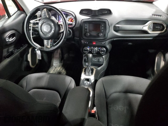 2017 Jeep Renegade Latitude z VIN ZACCJBBB4HPF16226, wystawiony jako Copart lot #50770685 z przebiegiem 116 805 mil mil oraz Szkody całkowita. Historia ofert i sprzedaży dostępna na DreamBid. Obrazek 8.