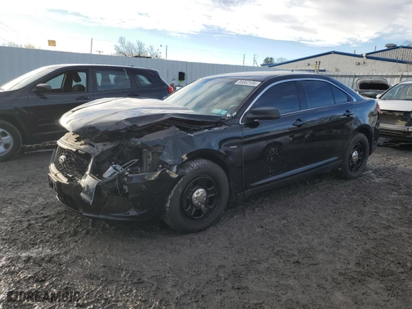 2017 Ford Police Interceptor Sedan with VIN 1FAHP2MK2HG109686, listed as a Copart auction lot 86862134 with 0 mi miles and Salvage Title. Bid and sale history available at carsss.com. Image 1.