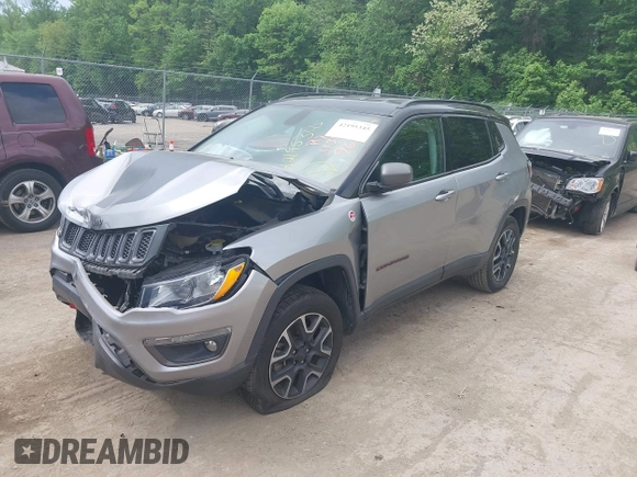 2019 Jeep Compass Trailhawk с VIN 3C4NJDDB9KT739654, выставлен на аукционе IAAI как лот 42195345 с пробегом 116 601 миль миль и . История ставок и продаж доступна на DreamBid. Изображение 2.