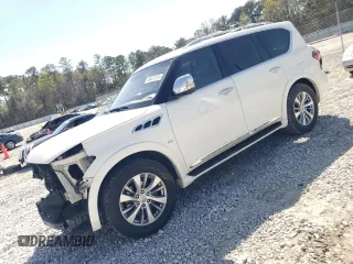 2015 Infiniti QX80 z VIN JN8AZ2NF6F9570936, wystawiony jako Copart lot #49627315 z przebiegiem 194 754 mil mil oraz Szkoda całkowita • Salvage title. Historia ofert i sprzedaży dostępna na DreamBid. Obrazek 1.