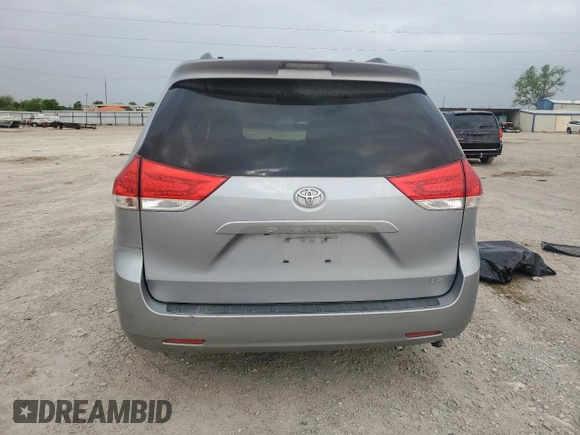 2012 Toyota Sienna LE AAS with VIN 5TDKK3DC8CS183853, listed as a Copart auction lot 51315015 with 178,193 mi miles and Salvage Title. Bid and sale history available at carsss.com. Image 6.