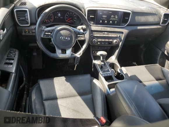 2020 Kia Sportage S with VIN KNDP6CACXL7640316, listed as a Copart auction lot 51828654 with 51,625 mi miles and Salvage Title. Bid and sale history available at carsss.com. Image 8.