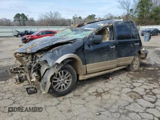 2011 Ford Expedition XLT z VIN 1FMJU1J53BEF02687, wystawiony jako Copart lot #45021695 z przebiegiem Nie podano mil oraz Szkoda całkowita • Salvage title. Historia ofert i sprzedaży dostępna na DreamBid. Obrazek 1.