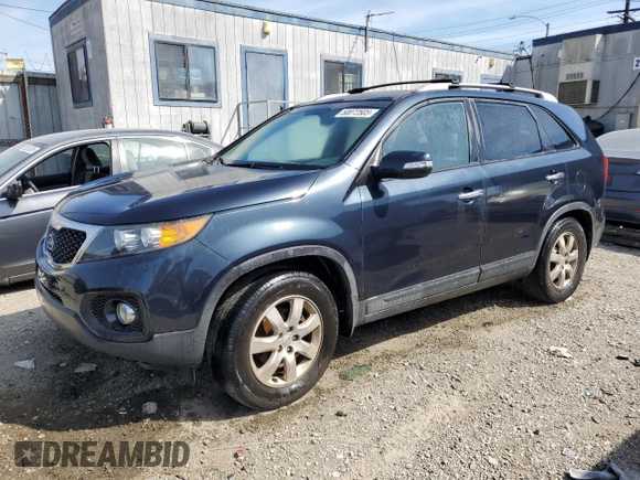 2012 Kia Sorento LX with VIN 5XYKT4A28CG259972, listed as a Copart auction lot 50072505 with 216,162 mi miles and Clean Title. Bid and sale history available at carsss.com. Image 1.