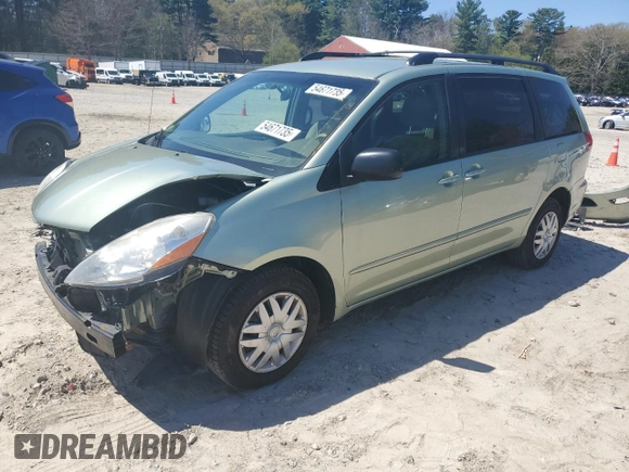 2009 Toyota Sienna CE with VIN 5TDZK23C79S266113, listed as a Copart auction lot 54671735 with 142,367 mi miles and Clean Title. Bid and sale history available at carsss.com. Image 1.