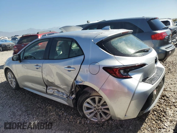 2023 Toyota Corolla Hatchback SE with VIN JTND4MBE7P3197470, listed as a Copart auction lot 73983194 with 22,785 mi miles and Salvage Title. Bid and sale history available at carsss.com. Image 2.
