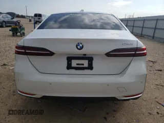 2024 BMW 5 Series 530i with VIN WBA43FJ03RCR91147, listed as a Copart auction lot 61890014 with 0 mi miles and Salvage Title. Bid and sale history available at carsss.com. Image 6.
