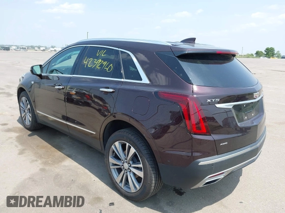 2020 Cadillac XT5 Premium Luxury AWD with VIN 1GYKNDRS6LZ200820, listed as a IAAI auction lot 42392960 with 17,957 mi miles and . Bid and sale history available at DreamBid. Image 3.