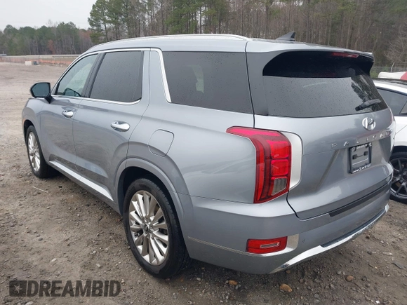 2020 Hyundai Palisade Limited with VIN KM8R5DHE5LU131787, listed as a IAAI auction lot 41789845 with 76,595 mi miles and . Bid and sale history available at DreamBid. Image 3.