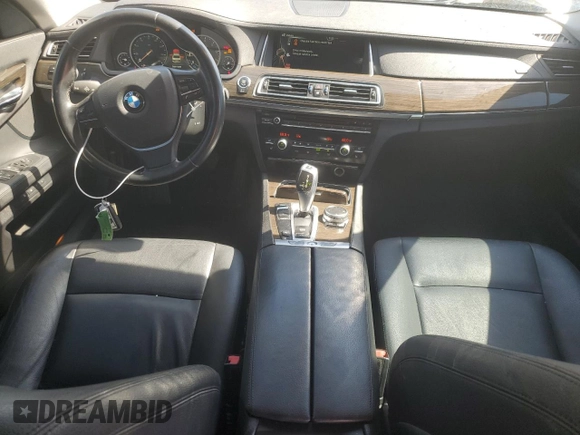 2015 BMW 7 Series 740Li with VIN WBAYE4C59FD947328, listed as a Copart auction lot 68987863 with 117,312 mi miles and . Bid and sale history available at DreamBid. Image 8.