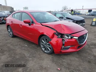 2018 Mazda 3 Touring with VIN 3MZBN1V36JM196315, listed as a IAAI auction lot 41856596 with 79,783 mi miles. Bid and sale history available at carsss.com. Image 1.
