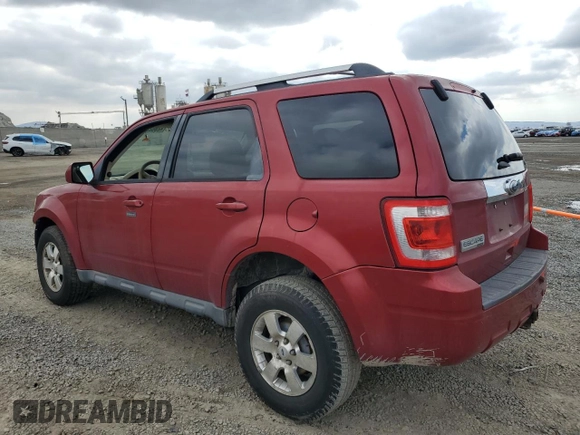 2012 Ford Escape Limited with VIN 1FMCU0E7XCKC67528, listed as a Copart auction lot 42862505 with 169,917 mi miles and Salvage Title. Bid and sale history available at DreamBid. Image 2.