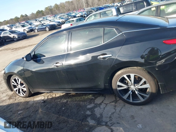 2017 Nissan Maxima SV with VIN 1N4AA6AP7HC438109, listed as a IAAI auction lot 41440985 with 76,153 mi miles. Bid and sale history available at carsss.com. Image 14.