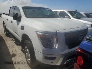 2024 Nissan Titan XD PRO-4X with VIN 1N6AA1FB4RN105718, listed as a Copart auction lot 74979434 with 14,813 mi miles and Non Repairable. Bid and sale history available at carsss.com. Image 4.
