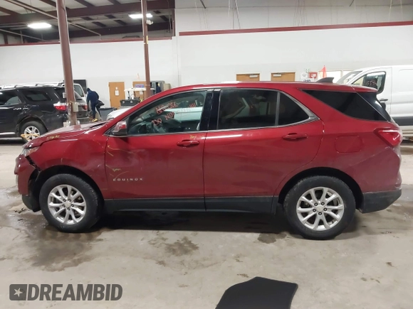 2020 Chevrolet Equinox LT with VIN 3GNAXUEVXLL124710, listed as a IAAI auction lot 41453262 with 70,687 mi miles. Bid and sale history available at carsss.com. Image 14.