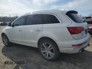 2014 Audi Q7 Prestige with VIN WA1VMAFE9ED015917, listed as a Copart auction lot 46307475 with 148,033 mi miles and Salvage title. Bid and sale history available at DreamBid. Image 2.