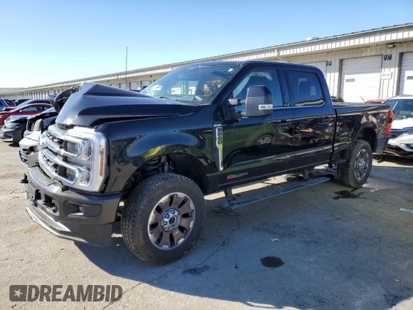 2024 Ford Super Duty F-250 SRW XL with VIN 1FT8W2BM5RED95693, listed as a Copart auction lot 89387805 with 12,322 mi miles and Salvage Title. Bid and sale history available at carsss.com. Image 1.
