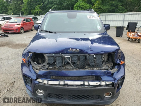2020 Jeep Renegade Latitude with VIN ZACNJABB3LPL01302, listed as a Copart auction lot 57945085 with 101,515 mi miles and Salvage title. Bid and sale history available at DreamBid. Image 5.
