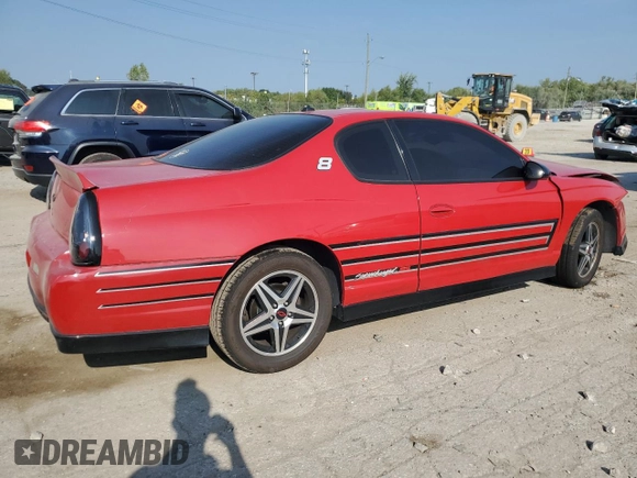2004 Chevrolet Monte Carlo SS Supercharged with VIN 2G1WZ151249344392, listed as a Copart auction lot 76734674 with 0 mi miles and Non Repairable. Bid and sale history available at carsss.com. Image 3.