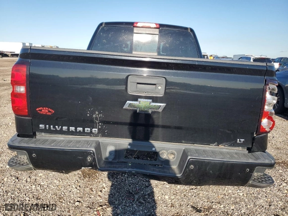 2017 Chevrolet Silverado 1500 LT with VIN 3GCUKREC3HG139257, listed as a Copart auction lot 46290785 with 0 mi miles and Salvage Title. Bid and sale history available at carsss.com. Image 6.