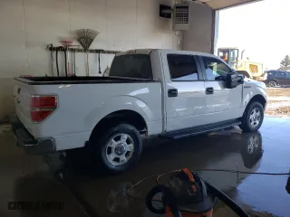 2014 Ford F-150 XL with VIN 1FTFW1EF0EFA86877, listed as a Copart auction lot 43438083 with 123,681 mi miles and Salvage Title. Bid and sale history available at carsss.com. Image 3.